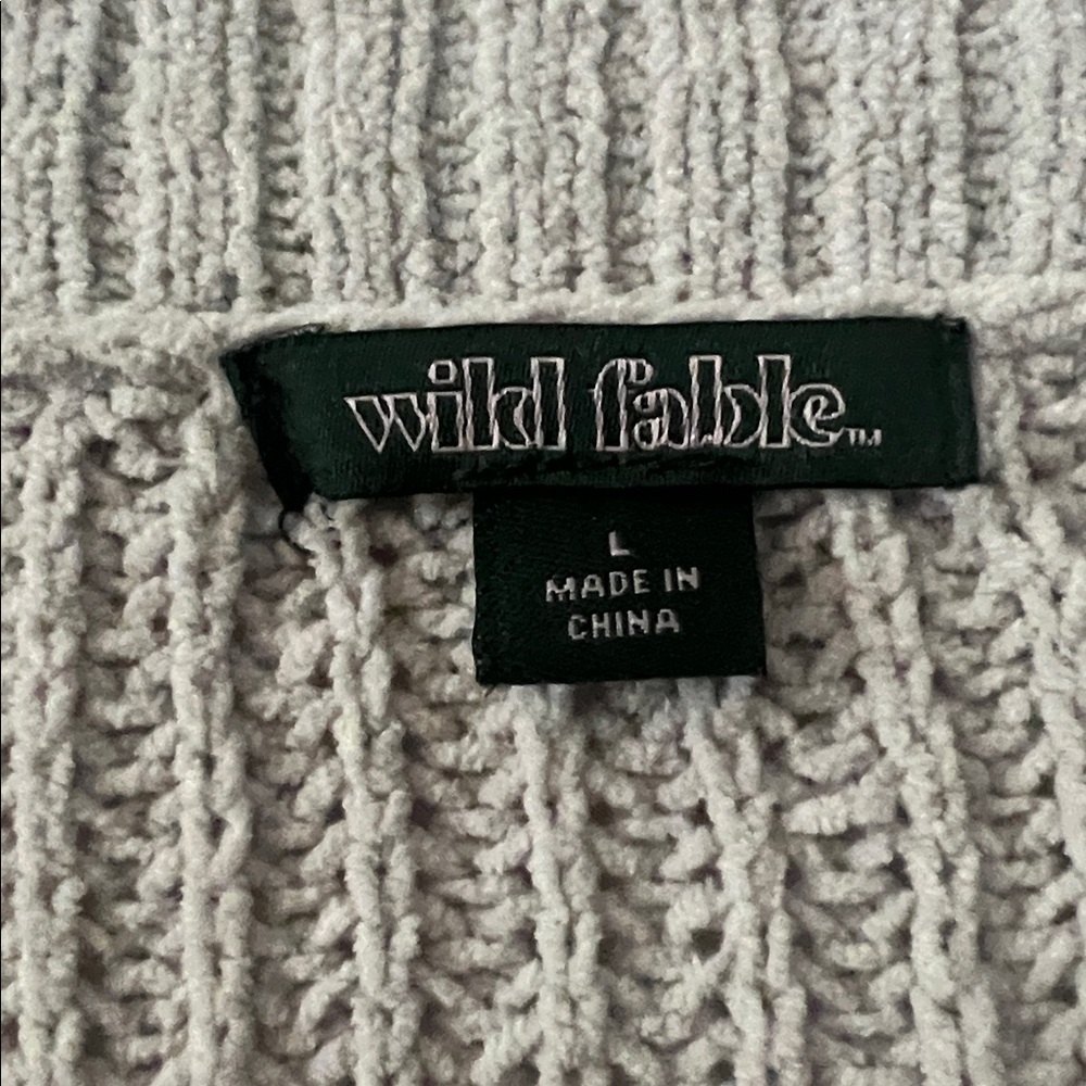 Wild Fable Gray Open-Front Cardigan - Picture 2 of 2